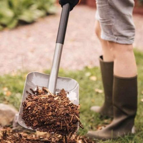 Fiskars Ergonomic lapát, szürke