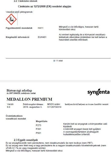 Medallon Premium 480SL 5 l