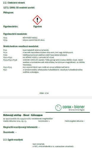 Káliszappan Biosol 500ml