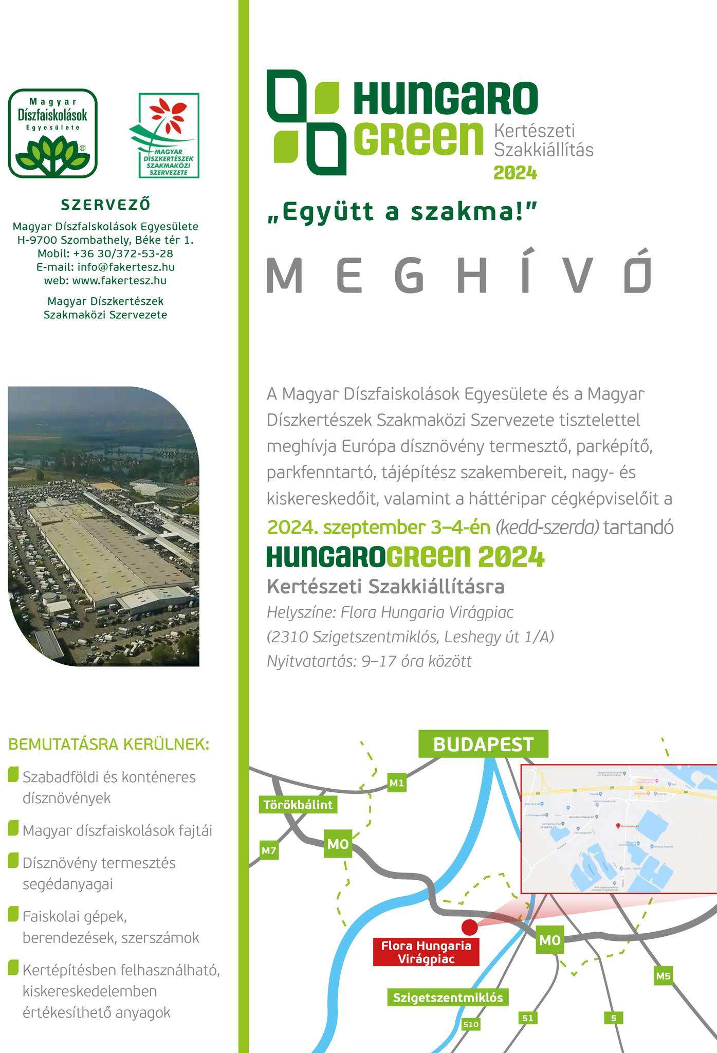 HungaroGreen 2024 Kertészti Szakkiállítás