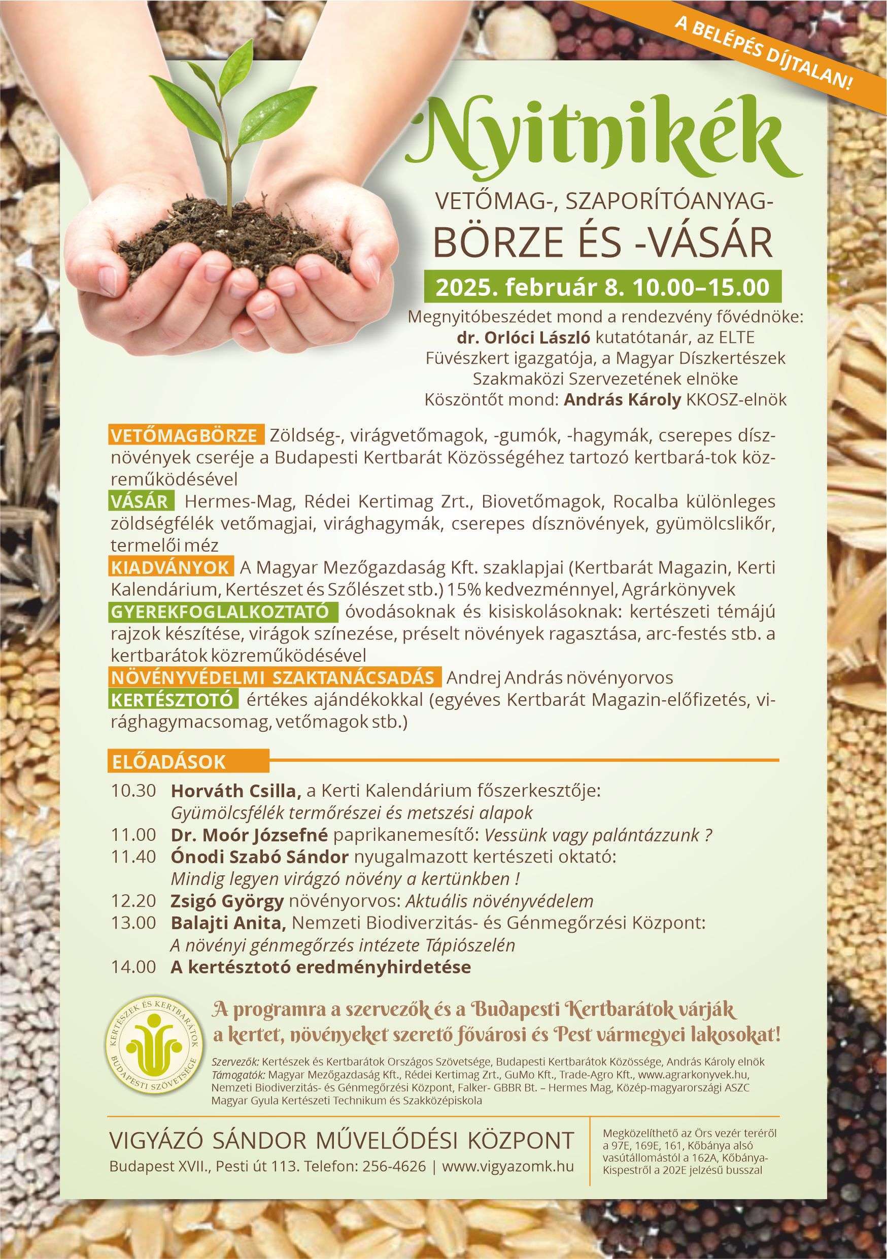 Nyitnikék vetőmag-, szaporítóanyag- börze és vásár